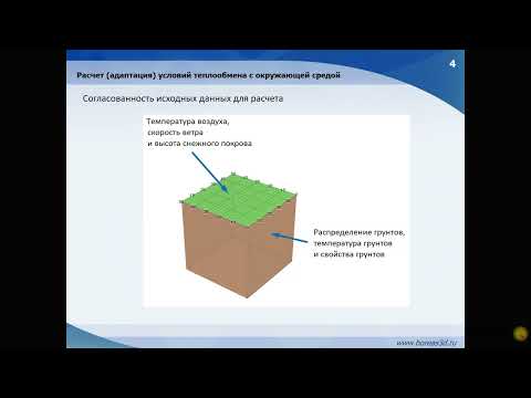 Видео: ПО Борей 3D. Расчет (адаптация) условий теплообмена с окружающей средой