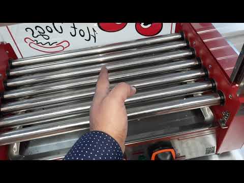 Видео: Роликовый гриль для хот-догов