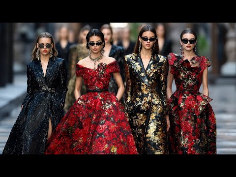 Видео: DOLCE & GABBANA осень/зима 2025/26 – итальянский гламур в смелом, роскошном дизайне