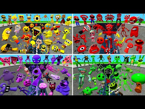 Видео: ⚙️ КАКОЙ ЦВЕТ СИЛЬНЕЕ? SPRUNKI POPPY PLAYTIME И ДРУГИЕ СПАРТАНСКИЙ УДАР ИЗМЕЛЬЧИТЕЛЬ в Garry's Mod