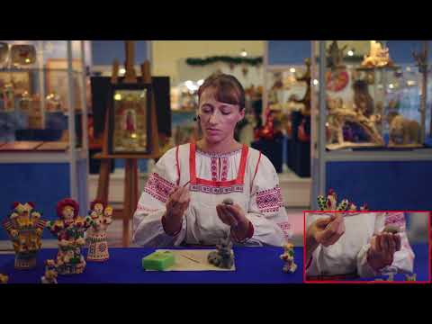 Видео: Урок по лепке хлудневской игрушки. Мастер-класс #7