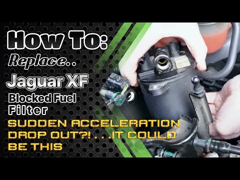 Видео: Замена засоренного топливного фильтра на Jaguar XF | Внезапное падение скорости? Причина может бы...