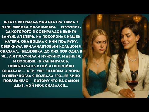 Видео: Шесть лет назад моя сестра увела у меня жениха-миллионера — мужчину, за которого я собиралась.....