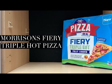 Видео: Обзор пиццы Morrisons Fiery Triple Hot, Обзор еды Morrisons