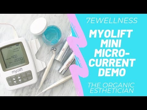 Видео: Демонстрация микротоков 7eWellness MyoLift Mini