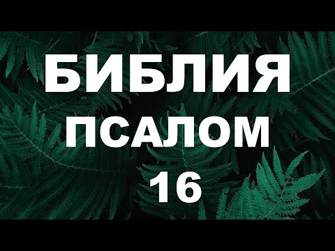 Видео: Псалтирь. ПСАЛОМ 16. [рус.]