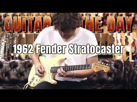 Видео: Fender Stratocaster 1962 года, восстановленный белый цвет | Гитара дня