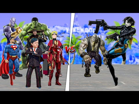 Видео: Соломонның қызы Домино Супергеройларды айырды! (GTA V)