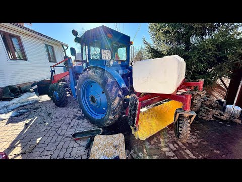 Видео: Установка СИСТЕМЫ УВЛАЖНЕНИЯ на ТРАКТОР т40АМ / Зима ВЕРНУЛАСЬ