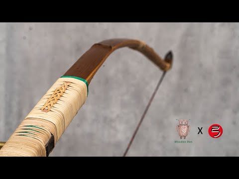 Видео: Съемный изогнутый короткий бамбуковый лук легко носить с собой | Лук и стрелы