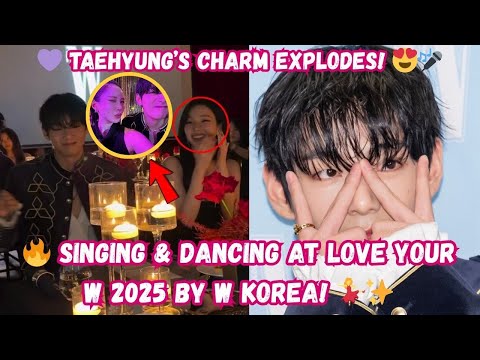 Видео: «Тэхён привлёк всеобщее внимание! 💜 Его пение и танцы на Love Your W 2025 ошеломили всех!»