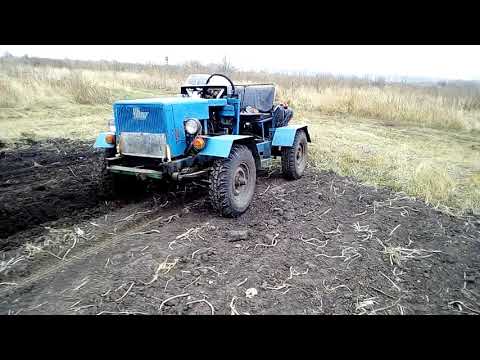 Видео: Пахота 2020 на самодельном тракторе из УАЗа