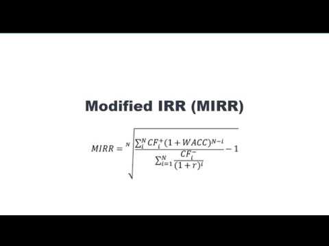 Видео: MIRR: зачем нужен и как считается