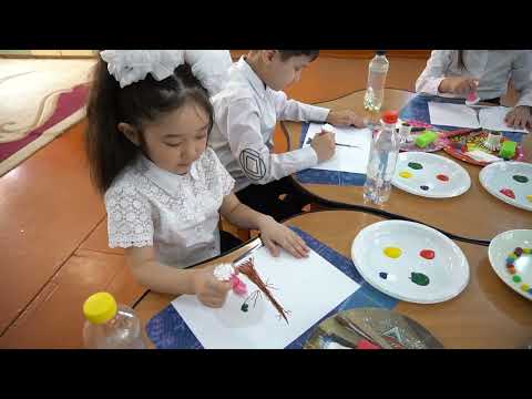 Видео: "Заманауи дәстүрлі емес сурет салу техникасы" байқауы