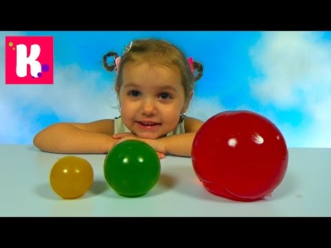 Видео: Катя и папа сделали Желейные прыгучие шары