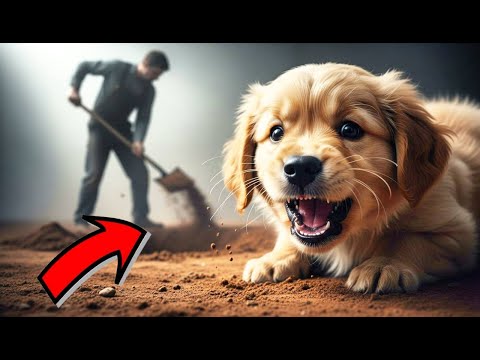 Видео: Маленький щенок лаял на пустое место 3 часа. Когда копнули землю — все замерли!