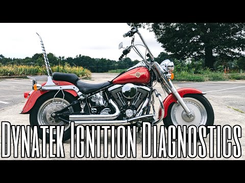 Видео: Диагностика зажигания Harley Fatboy 1997 года и установка Dyna 2000i