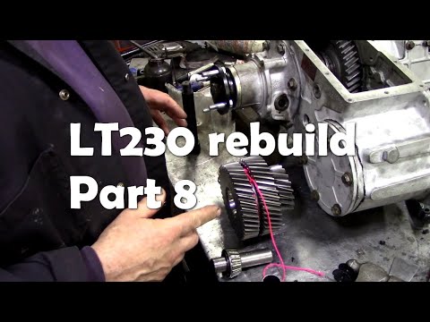 Видео: Переборка LT230, часть 8, сборка промежуточных шестерен