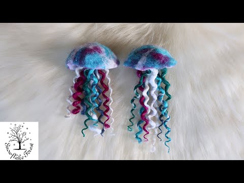 Видео: Мастер-класс по созданию фетровой медузы