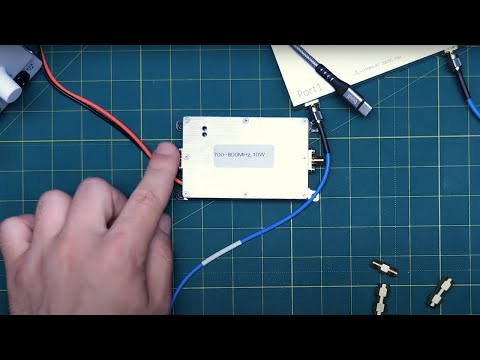 Видео: Заміри параметрів підсилювача сигналу YPM0710B 700-800 MHz 10W