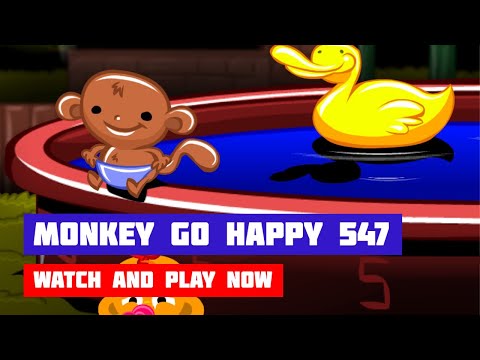 Видео: Счастливая обезьянка: Уровень 547 — Вечеринка с бассейном · Игра · Прохождение