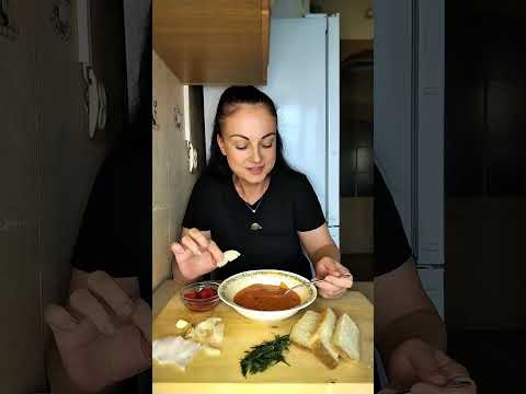 Видео: Мукбанг🍲 Борщ с чесноком, салом и острый перец 🌶️🤤 Поздравляю всех с Днём народного единства!😀🥰🤗