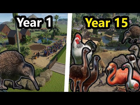 Видео: Я создал зоопарк ТОЛЬКО для птиц в Planet Zoo | Planet Zoo