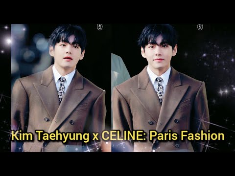Видео: Ким Тэхён посетил показ мод CELINE в Париже 5 октября 2025 года