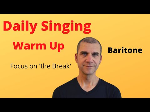 Видео: Ежедневная разминка для пения — баритон — акцент на «брейке»