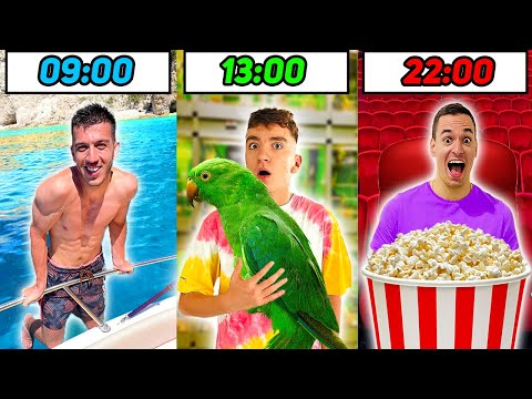 Видео: ДНЕВНА РУТИНА В ЕДИН ЦВЯТ!