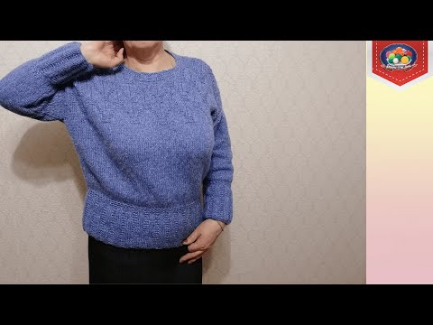 Видео: Джемпер женский из альпака