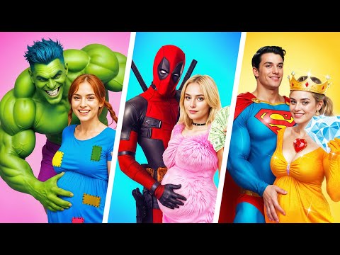 Видео: Игра в Кальмара в Реальной Жизни! Бедная vs Богатая vs Гига Богатая Беременные!