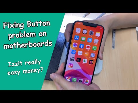 Видео: Устранение неисправностей цепи кнопок на материнских платах iPhone【CASES】