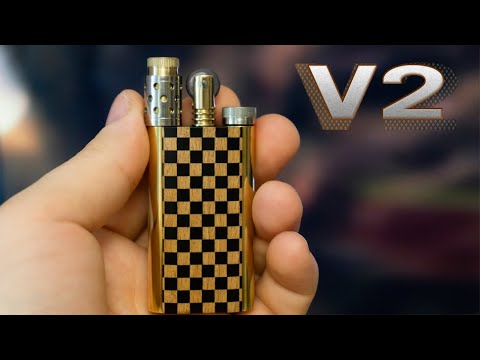 Видео: Делаем зажигалку с шахматной вставкой! Pro DIY