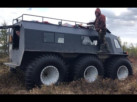 Видео: Аналог Sherp 6х6 в Ханты Мансийском АО. Тест и Обзор