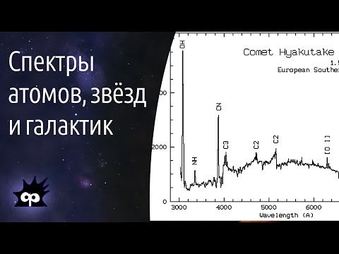 Видео: A8.04. Спектры атомов, звёзд и галактик