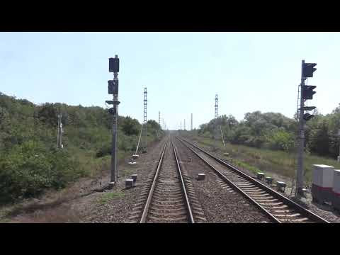 Видео: Разъезд 9 км - Анапа (2018 год, Северо-Кавказская ж\д, РЖД)