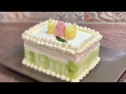 Видео: Солена торта - идея за красиво студено предястие. / Закусочный торт - быстро, просто и красиво