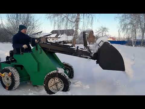 Видео: Чистка плотного снега