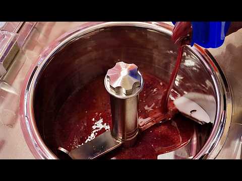 Видео: Все ручной работы! Приготовление итальянского мороженого джелато — корейская уличная еда