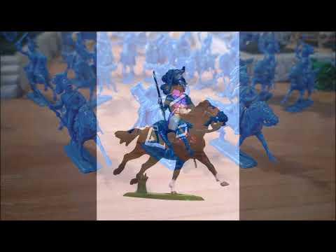 Видео: Солдатики 1/72. Французские Драгуны