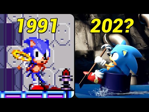 Видео: Эволюция анимации бездействия Sonic