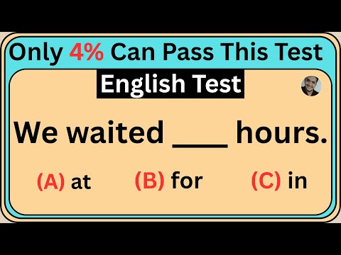 Видео: Тест по английской грамматике: вопросы и ответы по грамматике — только 4% могут пройти этот тест