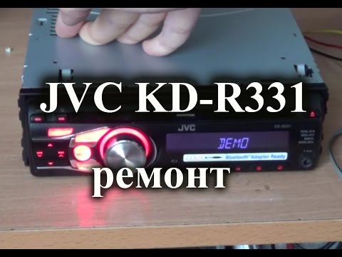 Видео: Автомагнитола JVC KD-R331 не работают кнопки