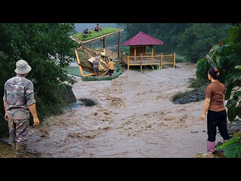 Видео: Жизнь вне сетей во время стихийных бедствий.Строительство дома, уход за фермой и неожиданный коллапс