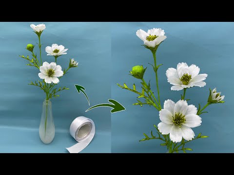 Видео: Легкий и простой мастер-класс по изготовлению цветов Гэсанг из атласной ленты