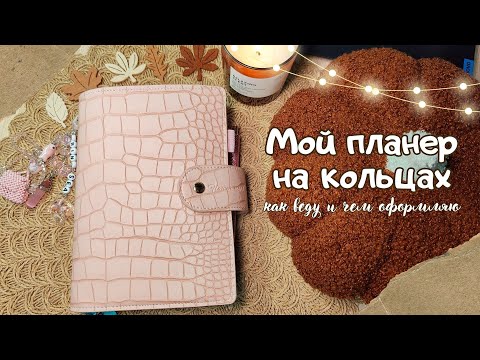 Видео: Мой планер на кольцах | Мой ежедневник | Оформляю развороты | Мое плвнирование | Plan with me