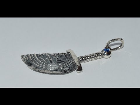 Видео: Кулон из монеты на скорую руку\Pendant made from Coins