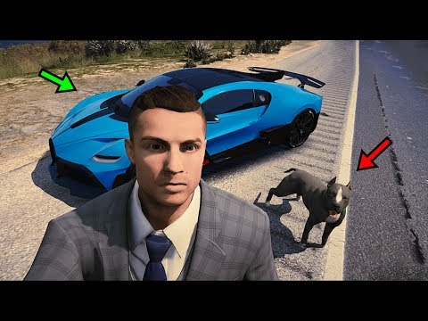 Видео: GTA 5 "Роналду өзінің итімен машинасын көрсетті"