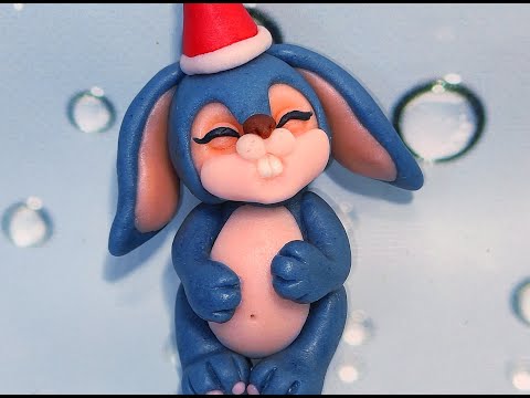 Видео: 🐰КРОЛИК из ДОМАШНЕЙ МАСТИКИ - символ наступающего 2023!🎄Подробный видеоурок! Часть 1- Я!